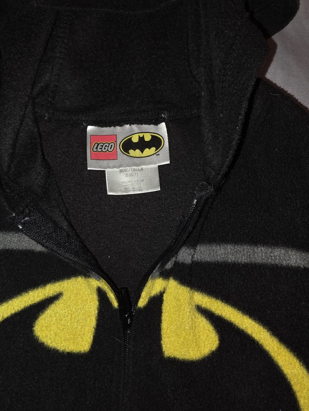 2 Pc Marvel Miles Morales Spider-Man Hoodie & LEGO Batman Hoodie Costume/Pajamas - Picture 4 of 5
